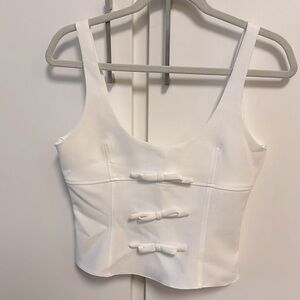 NWT Zara bow top